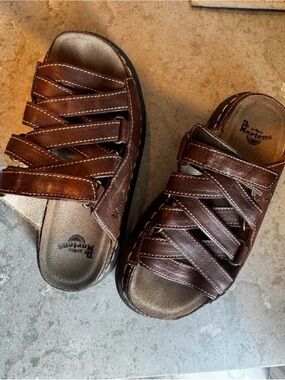 Vintage Dr. Martens Brown Leather fisherman